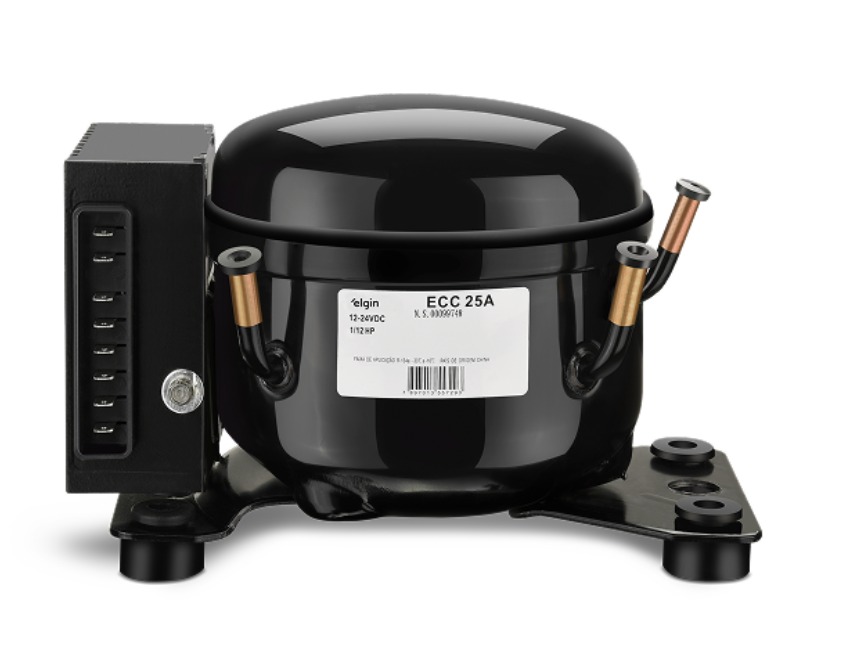 Compressor ECC - Corrente Contínua - 12 a 24V DC
