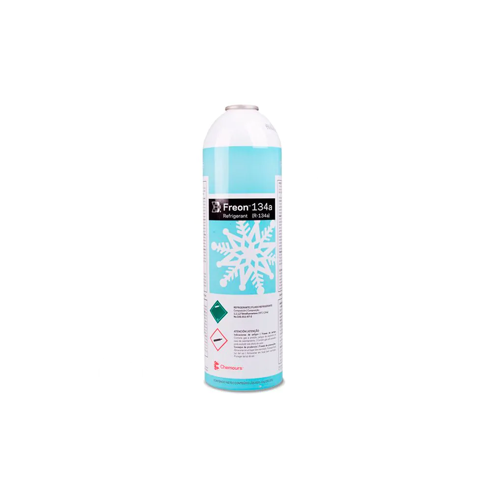Fluido Gás Refrigerante Chemours Tetrafluoretano R134A 1kg