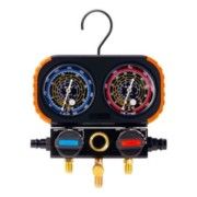 Manifold 2 Vias Premium R134A/R22/R32/R410A sem mangueiras