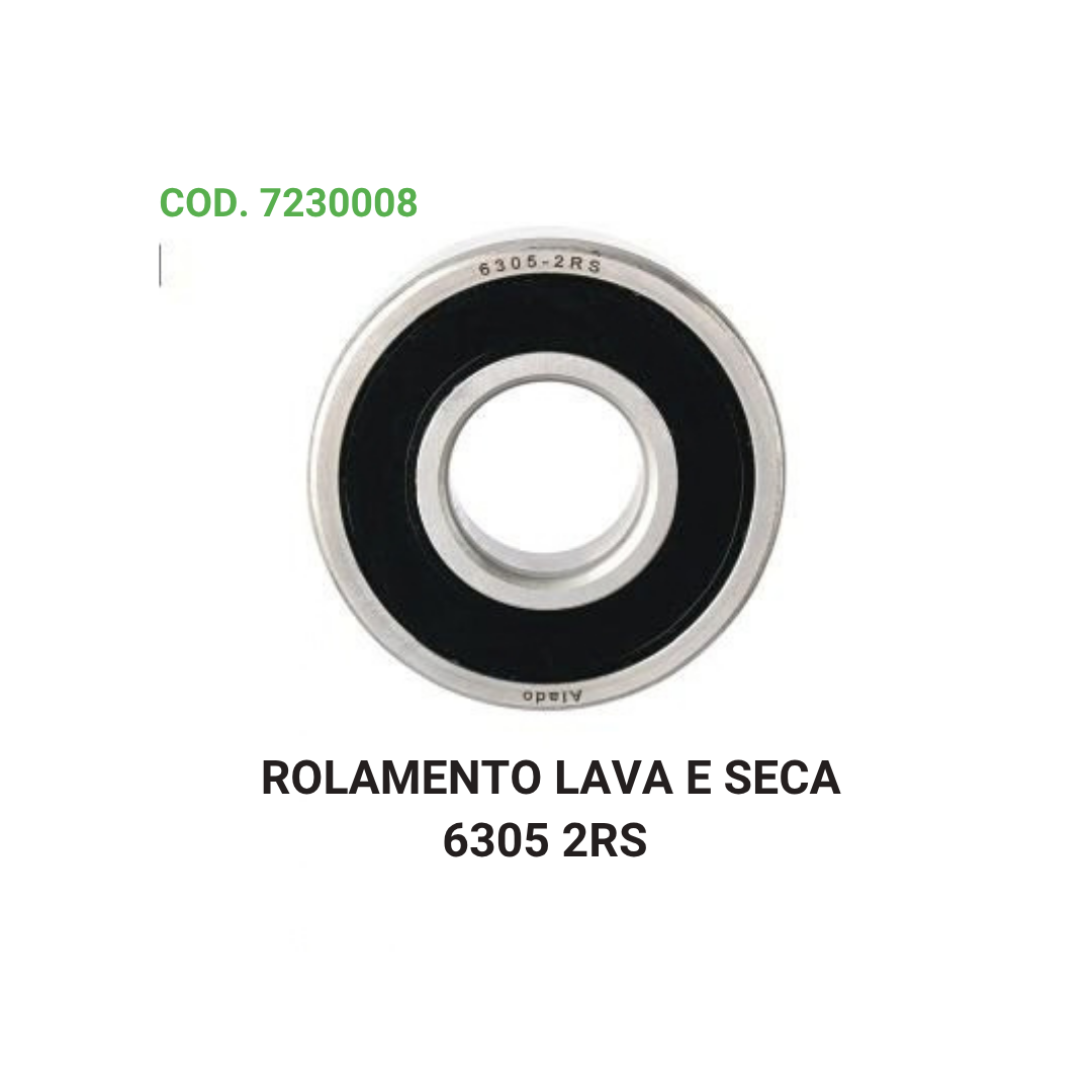 ROLAMENTO LAVA E SECA 6305 2RS