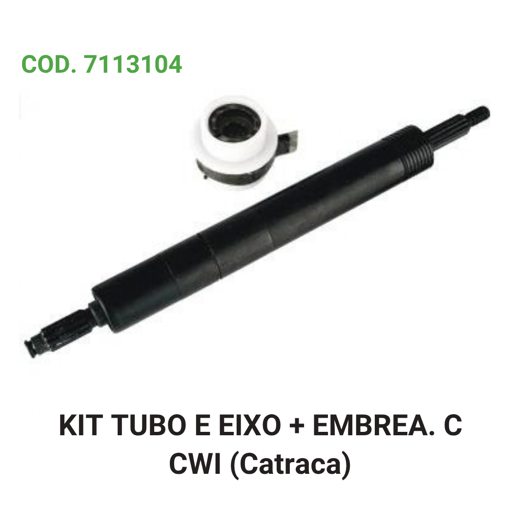 KIT TUBO E EIXO + EMBREA. C CWI (Catraca)
