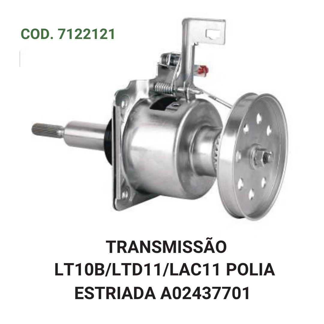 TRANSMISSÃO LT10B/LTD11/LAC11 POLIA ESTRIADA A02437701