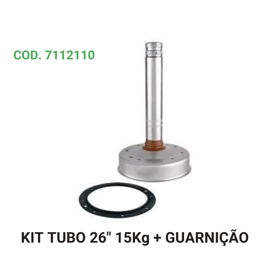KIT TUBO 26" 15Kg + GUARNIÇÃO