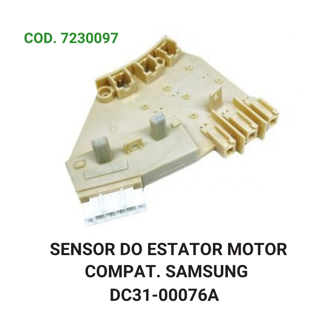 SENSOR DO ESTATOR MOTOR COMPAT. SAMSUNG DC31-00076A